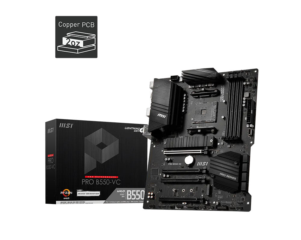 MSI PRO B550-VC — manufacturer reference image