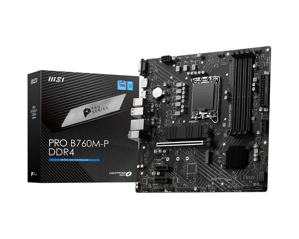 MSI PRO B760M-P DDR4 — manufacturer reference image