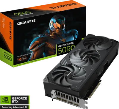 Gigabyte GeForce RTX 5090 WINDFORCE OC 32GB GDDR7 Graphics Card - Open Box