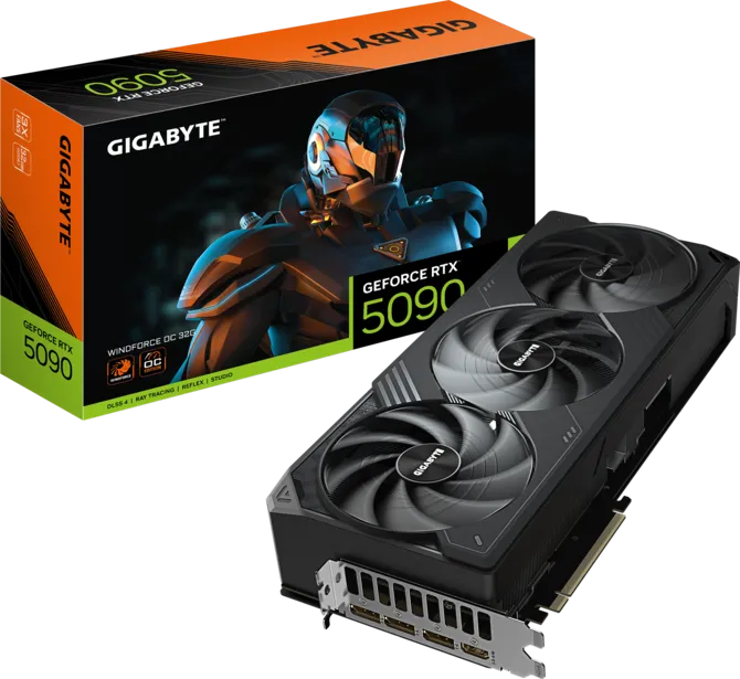Gigabyte GeForce RTX 5090 WINDFORCE OC 32GB GDDR7 Graphics Card - Open Box