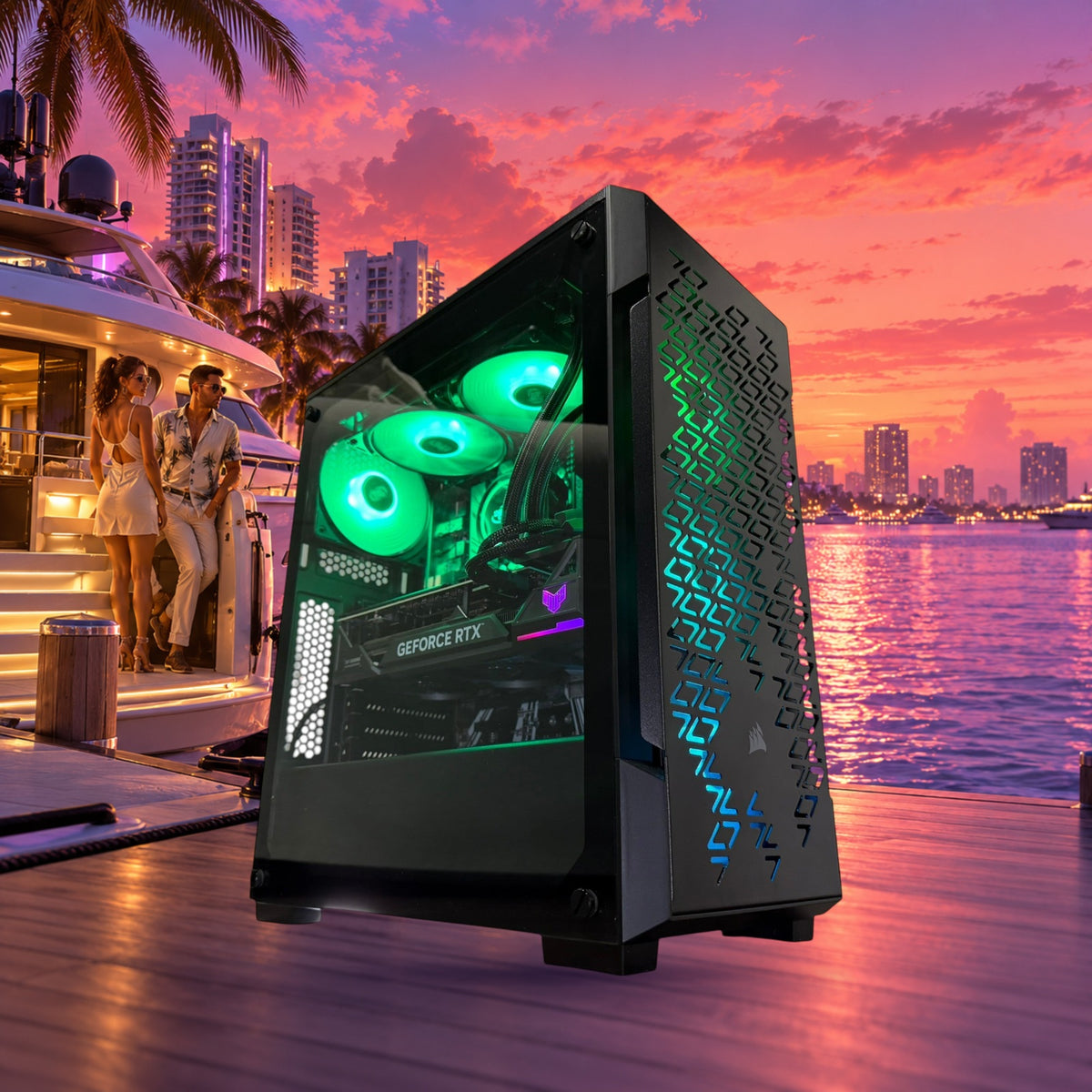 1440p Value Focused i7-9700F Gaming PC | 8-Core | RTX 3070 8GB | 32GB RAM | 1TB NVMe SSD | ASUS Prime™ | Brand New — Groovy Computers product artwork