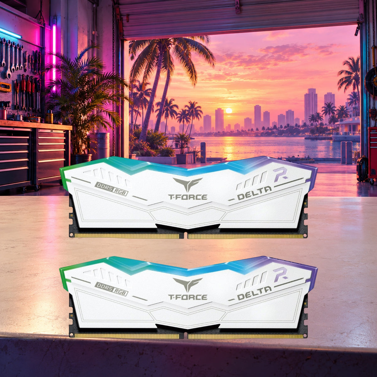 T-Force Delta RGB 64GB (2x32GB) DDR5 6000mhz CL38 White [SEALED]