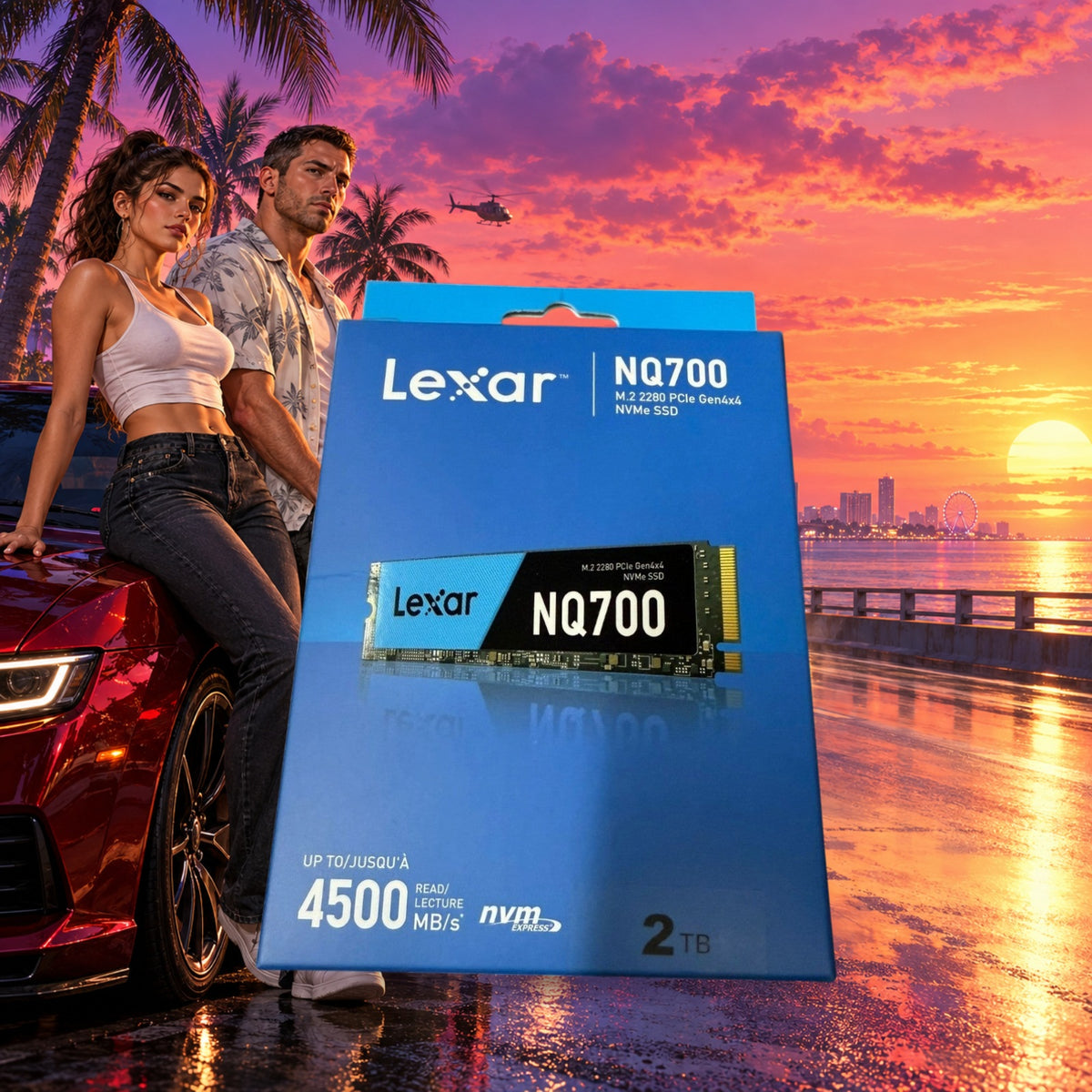 NEW Lexar NQ700 2TB PCIe Gen4 M.2 NVMe SSD 4500MB/s [SEALED]