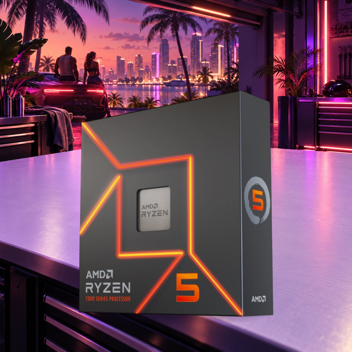 AMD Ryzen 5 7600X 6-Core AM5 Processor - Sealed New