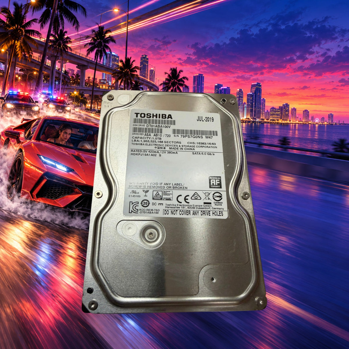 Toshiba 1TB HDD 3.5" SATA - Open Box - See Pics — Groovy Computers product artwork