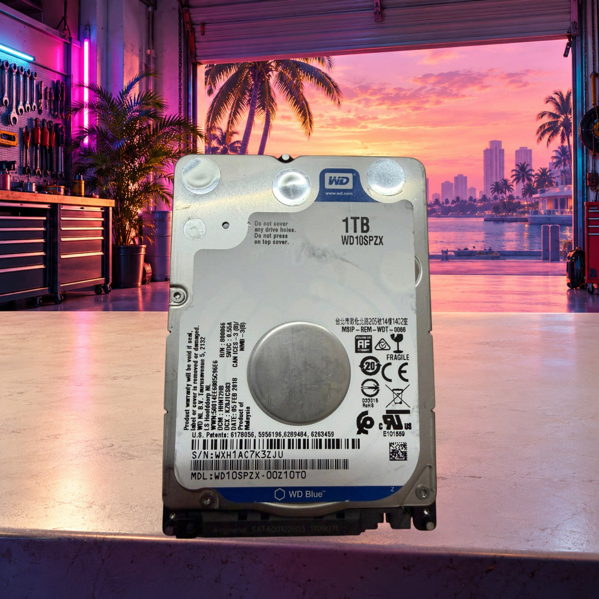 WD Blue 1TB HDD 2.5" | 100% Health 0 Bad Sectors See Pics