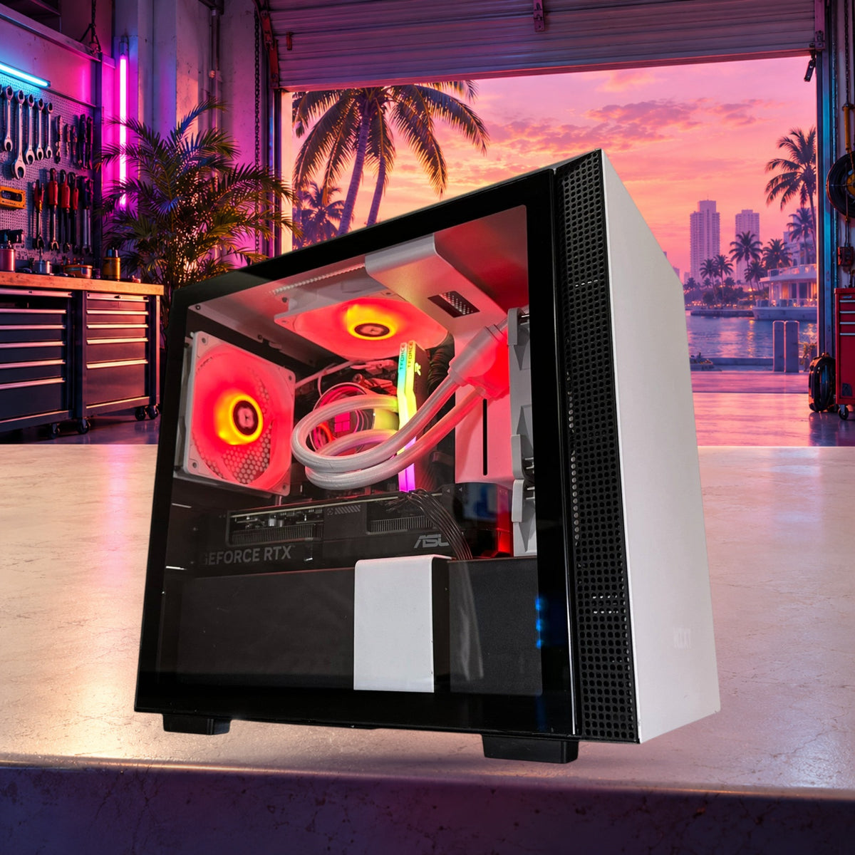 Compact Brand New 8-Core High-End Gaming PC Ryzen 7 5700x (Similar to i9-11900K), RTX 4070 12GB, 32GB 3600mhz DDR4 Ram, 2TB NVME SSD, WIFI + BT