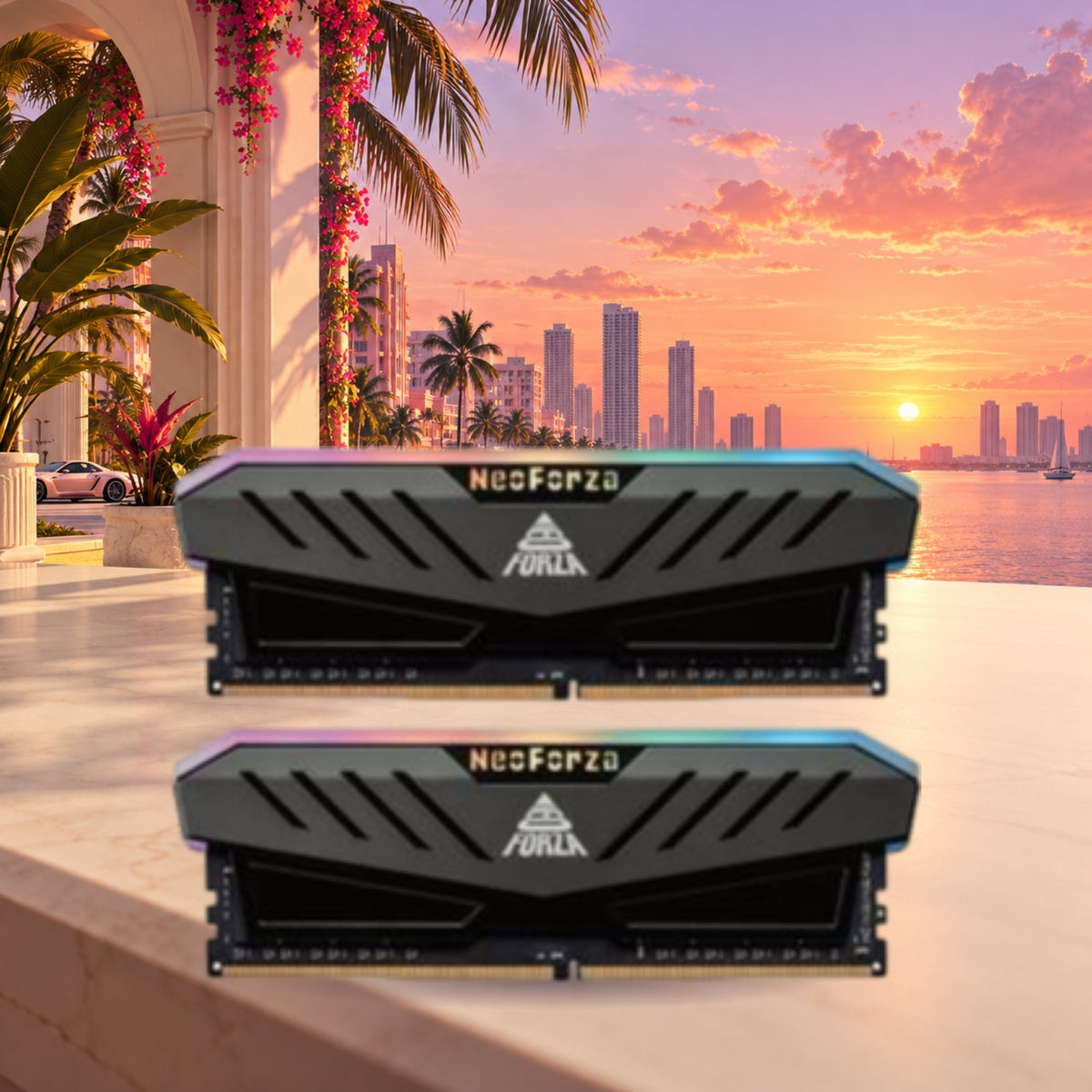 Neo Forza MARS RGB 64GB (2x32GB) DDR4-3200 CL16 — New | Limited Lifetime Manufacturer Warranty