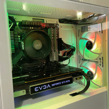 Load image into Gallery viewer, Brand New High End 8-Core Gaming PC, Ryzen 7 1700, RTX 3060 Ti Options, 16GB 3000mhz DDR4 Ram, 500GB NVME SSD, 500GB HDD
