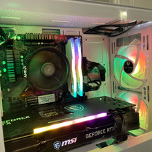 Load image into Gallery viewer, Brand New High End 6-Core Gaming PC, Ryzen 5 5500 (i7-9700 Performance), RTX 3060 Ti Options, 16GB 3600mhz DDR4 Ram, 1TB NVME SSD
