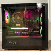 Load image into Gallery viewer, Brand New High End 6-Core Gaming PC, Ryzen 5 7600 (i9-12900K Performance), RTX 3060 Ti Options, 16GB 5200mhz DDR5 Ram, 1TB NVME SSD
