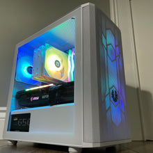 Load image into Gallery viewer, Brand New High End 8-Core Gaming PC, Ryzen 7 5700x, RTX 4070 Options, 16GB 3600mhz DDR4 RAM, 1TB NVME SSD
