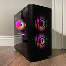 Load image into Gallery viewer, Brand New High End 6-Core Gaming PC, Ryzen 5 7600 (i9-12900K Performance), RTX 4060 Ti Options, 16GB 5200mhz DDR5 Ram, 1TB NVME SSD
