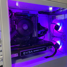 Load image into Gallery viewer, Brand New High End 8-Core Gaming PC, Ryzen 7 1700, RTX 3060 Ti Options, 16GB 3000mhz DDR4 Ram, 500GB NVME SSD, 500GB HDD
