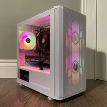Load image into Gallery viewer, Brand New High End 8-Core Gaming PC, Ryzen 7 1700, RTX 3060 Ti Options, 16GB 3000mhz DDR4 Ram, 500GB NVME SSD, 500GB HDD

