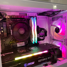 Load image into Gallery viewer, Brand New High End 6-Core Gaming PC, Ryzen 5 5500 (i7-9700 Performance), RTX 3060 Ti Options, 16GB 3600mhz DDR4 Ram, 1TB NVME SSD
