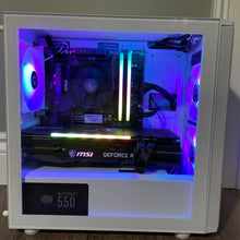 Load image into Gallery viewer, Brand New High End 6-Core Gaming PC, Ryzen 5 5500 (i7-9700 Performance), RTX 3060 Ti Options, 16GB 3600mhz DDR4 Ram, 1TB NVME SSD
