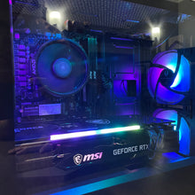 Load image into Gallery viewer, Brand New High End 6-Core Gaming PC, Ryzen 5 7600 (i9-12900K Performance), RTX 4060 Ti Options, 16GB 5200mhz DDR5 Ram, 1TB NVME SSD

