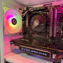 Load image into Gallery viewer, Brand New High End 8-Core Gaming PC, Ryzen 7 1700, RTX 3060 Ti Options, 16GB 3000mhz DDR4 Ram, 500GB NVME SSD, 500GB HDD
