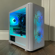 Load image into Gallery viewer, Brand New High End 8-Core Gaming PC, Ryzen 7 1700, RTX 3060 Ti Options, 16GB 3000mhz DDR4 Ram, 500GB NVME SSD, 500GB HDD
