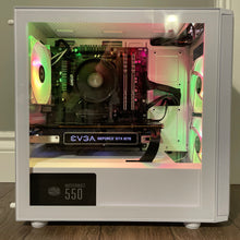 Load image into Gallery viewer, Brand New High End 8-Core Gaming PC, Ryzen 7 1700, RTX 3060 Ti Options, 16GB 3000mhz DDR4 Ram, 500GB NVME SSD, 500GB HDD
