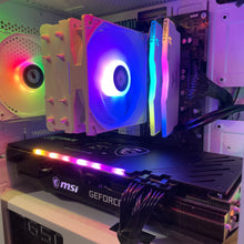 Load image into Gallery viewer, Brand New High End 8-Core Gaming PC, Ryzen 7 5700x, RTX 4070 Options, 16GB 3600mhz DDR4 RAM, 1TB NVME SSD
