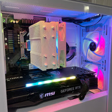 Load image into Gallery viewer, Brand New High End 8-Core Gaming PC, Ryzen 7 5700x, RTX 4070 Options, 16GB 3600mhz DDR4 RAM, 1TB NVME SSD
