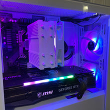 Load image into Gallery viewer, Brand New High End 8-Core Gaming PC, Ryzen 7 5700x, RTX 4070 Options, 16GB 3600mhz DDR4 RAM, 1TB NVME SSD
