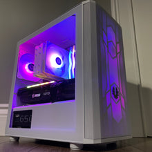 Load image into Gallery viewer, Brand New High End 8-Core Gaming PC, Ryzen 7 5700x, RTX 4070 Options, 16GB 3600mhz DDR4 RAM, 1TB NVME SSD
