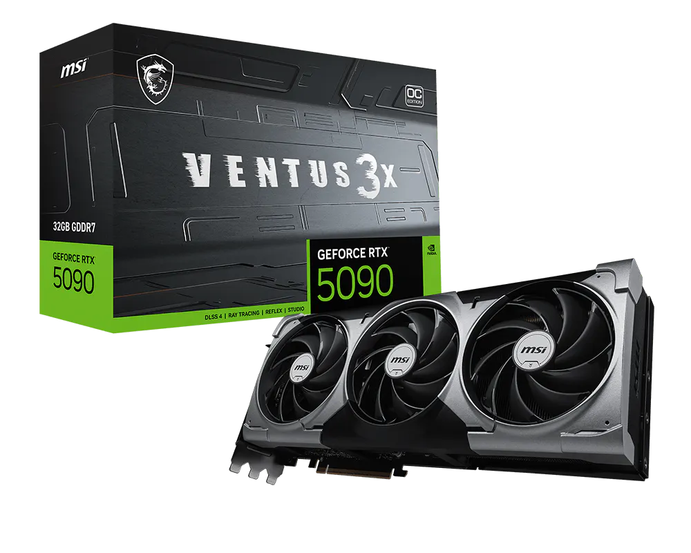 MSI GeForce RTX 5090 32G VENTUS 3X OC Graphics Card - Open Box