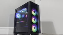 Load and play video in Gallery viewer, Brand New 8-Core High-End Gaming PC, Ryzen 7 7700x (Better Than i9-12900K), RTX 4090 Options, 32GB 6000mhz DDR5 Ram, 2TB NVME SSD, WIFI + BT
