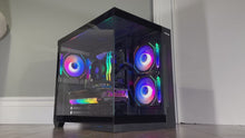 Load and play video in Gallery viewer, Brand New High End 6-Core Gaming PC, Ryzen 5 5600 (i9-9900K Performance), RTX 3070 Options, 16GB 3600mhz DDR4 Ram, 1TB NVME SSD
