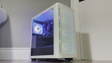 Load and play video in Gallery viewer, Brand New High End 6-Core Gaming PC, Ryzen 5 7600 (Similar to i9-12900K), RTX 4070 Options, 16GB 5200mhz DDR5 RAM, 1TB NVME SSD
