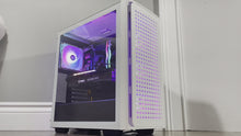 Load and play video in Gallery viewer, Brand New High End 6-Core Gaming PC, i5-9500, RTX 3060 Ti Options, 16GB 3600mhz DDR4 Ram, 1TB NVME SSD
