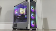 Load and play video in Gallery viewer, Brand New High End 8-Core Gaming PC, Ryzen 7 5700X (Better than i9-11900K), RTX 4070 / 3070 Options, 16GB 3600mhz DDR4 RAM, 1TB NVME SSD
