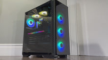 Load and play video in Gallery viewer, Brand New High End 12-Core Gaming PC, i7-12700KF (Better than i9-11900K), RTX 4070 Ti Super Options, 32GB 3200mhz DDR4 Ram, 1TB NVME SS, WIFI + BT
