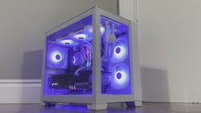 Load and play video in Gallery viewer, Top Tier Brand New 12-Core Gaming PC, Ryzen 9 7900x (Better than i9-12900K), RTX 4090 24GB, 32GB 6000mhz DDR5 Ram, 4TB NVME SSD, 8TB HDD (Options)
