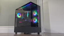 Load and play video in Gallery viewer, Brand New High End 6-Core Gaming PC, Ryzen 5 5500 (i7-9700 Performance), RTX 3070 Options, 16GB 3600mhz DDR4 Ram, 1TB NVME SSD
