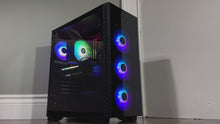 Load and play video in Gallery viewer, Brand New High End 8-Core Gaming PC, i5-10600KF (Better than i7-8700K) RTX 4070 / 3070 Options, 32GB 3200mhz DDR4 Ram, 1TB NVME SSD
