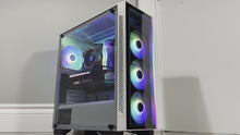 Load and play video in Gallery viewer, Brand New High End 6-Core Gaming PC, Ryzen 5 5600 (i9-9900K Performance), RTX 4070 / 3070 Options, 16GB 3600mhz DDR4 Ram, 1TB NVME SSD
