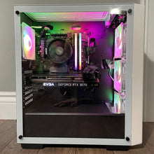 Load image into Gallery viewer, Brand New High End 6-Core Gaming PC, Ryzen 5 5600 (i9-9900K Performance), RTX 3070 Options, 16GB 3600mhz DDR4 Ram, 500GB SSD, 2TB HDD Generic
