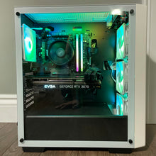 Load image into Gallery viewer, Brand New High End 6-Core Gaming PC, Ryzen 5 5600 (i9-9900K Performance), RTX 3070 Options, 16GB 3600mhz DDR4 Ram, 500GB SSD, 2TB HDD Generic
