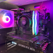 Load image into Gallery viewer, Brand New High End 6-Core Gaming PC, Ryzen 5 5600 (i9-9900K Performance), RTX 3070 Options, 16GB 3600mhz DDR4 Ram, 500GB SSD, 2TB HDD Generic
