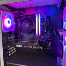 Load image into Gallery viewer, Brand New High End 6-Core Gaming PC, Ryzen 5 5600 (i9-9900K Performance), RTX 3070 Options, 16GB 3600mhz DDR4 Ram, 500GB SSD, 2TB HDD Generic
