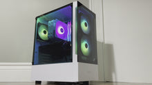 Load and play video in Gallery viewer, Brand New High End 8-Core Gaming PC, Ryzen 7 5700G (Similar to i9-9900), RTX 3060 Ti Options, 16GB 3600mhz DDR4 RAM, 1TB NVME SSD
